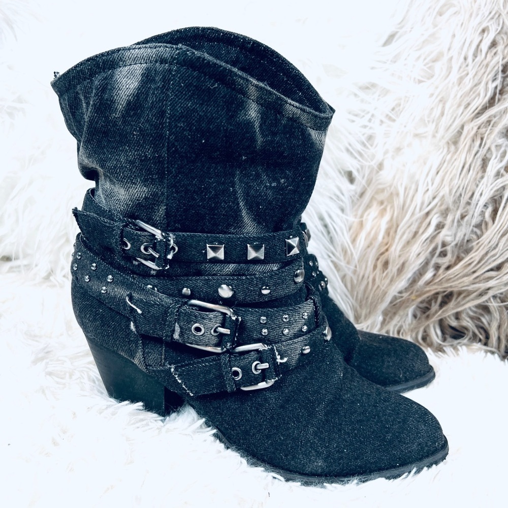 Report Western Grunge Studded Ankle Boots - Picture 7 of 12